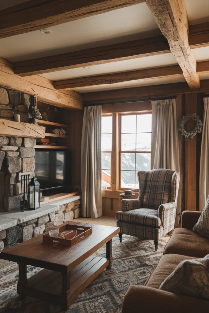 cabin setting with a rustic country vibe 1