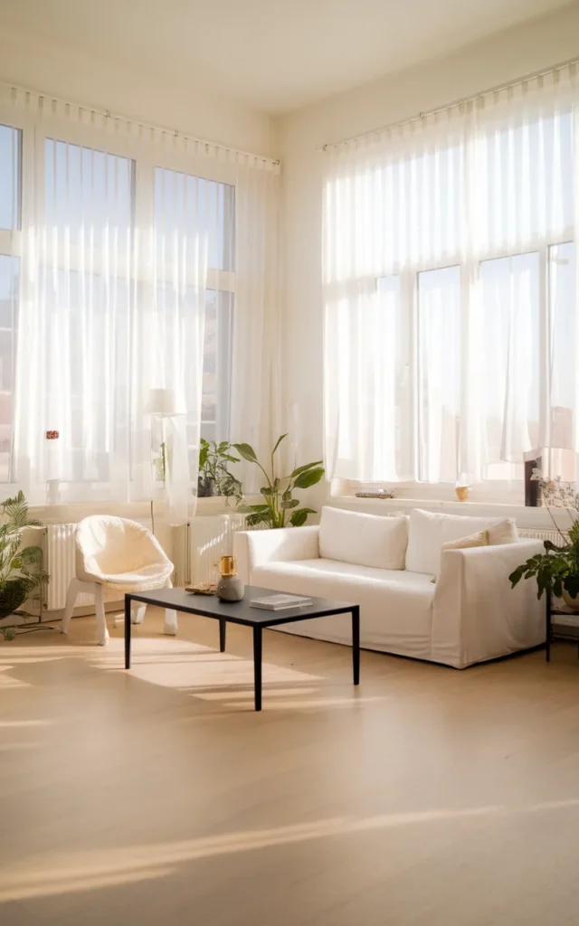 Natural Light Elements with Sheer Curtains2