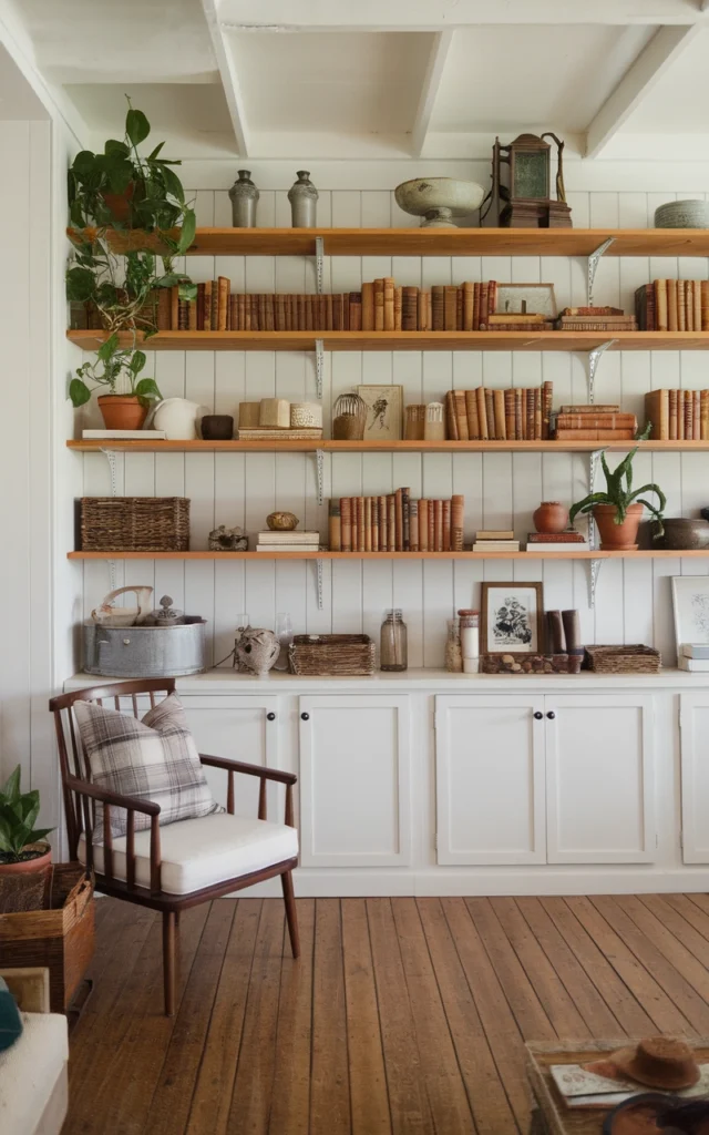 Open Shelving for a Display of Farmhouse Finds 1