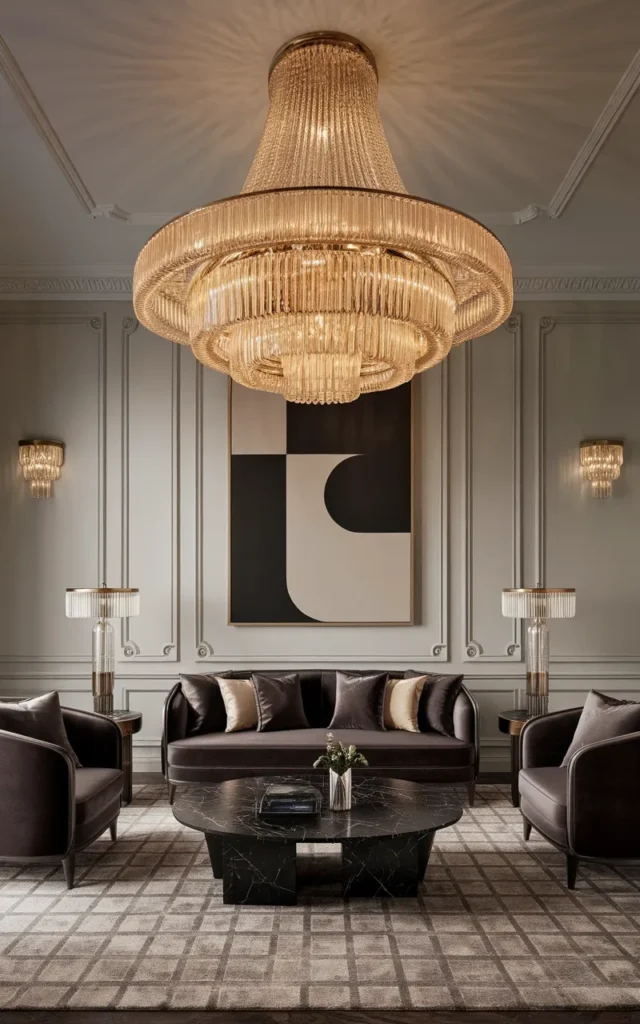 Statement Chandelier for a Luxurious Feel 1