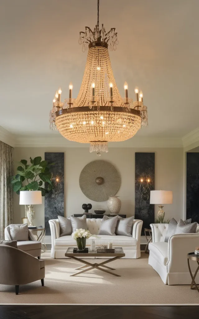 Statement Chandelier for a Luxurious Feel 4