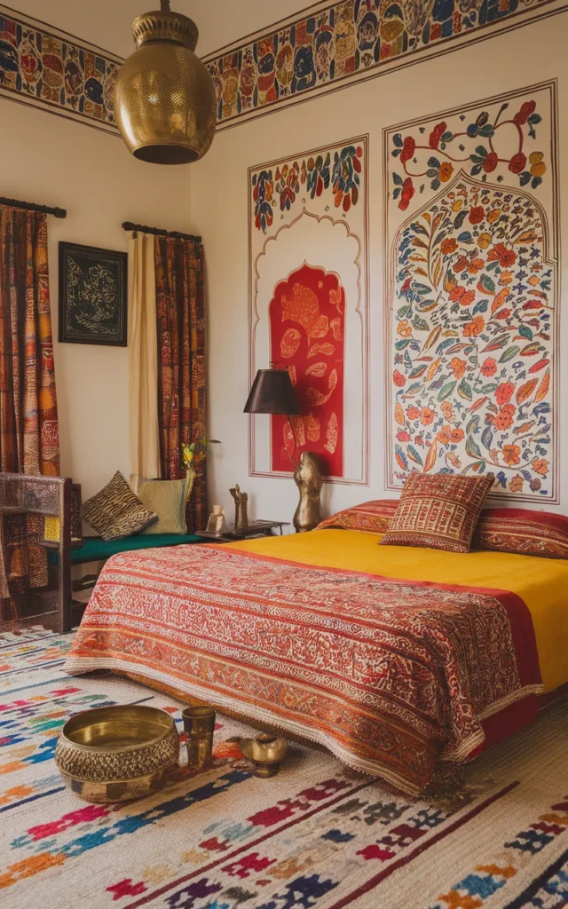 indian bedroom home interior design 10