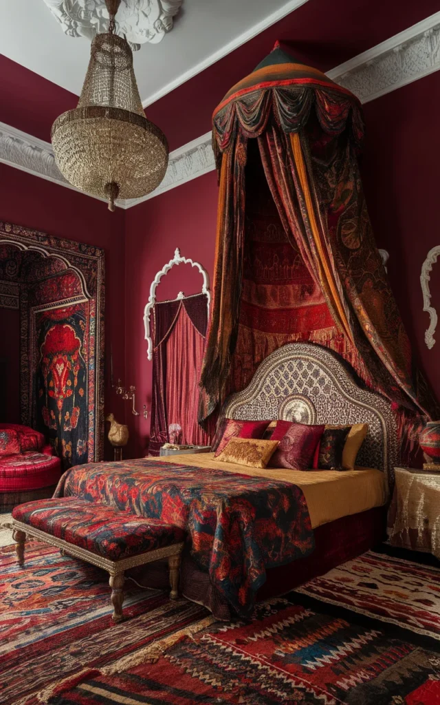 indian bedroom home interior design 26