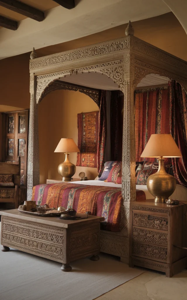 indian bedroom home interior design 3