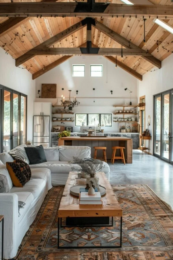 Barndominium Living Room Ideas 14